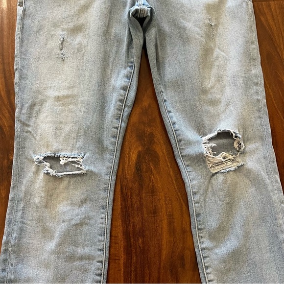 Good American Good Waist Crop Skinny Jeans Light Wash size 12 - Picture 3 of 8